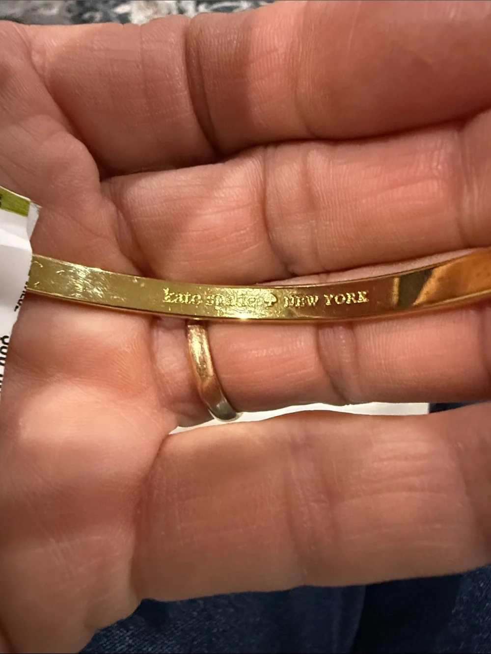 kate spade Gold Thin Round Bangle